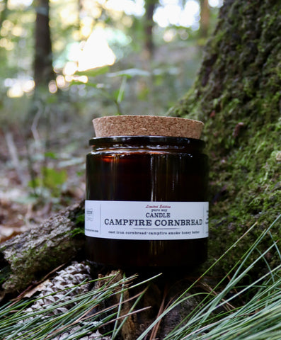 Campfire Cornbread Candle