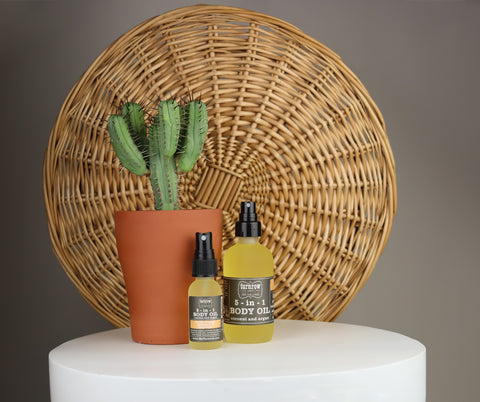 Wholesale SWEET ORANGE, ROSEMARY & GERANIUM 5-in-1 Coconut & Argan Body Oil